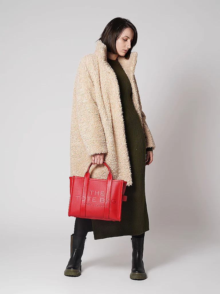 MARC JACOBS Ledertasche - Tote Bag THE MEDIUM TOTE BAG LEATHER rot